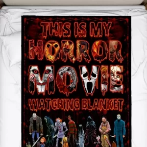 Halloween Letter Graphic Fleece Blanket