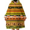 Halloween Line Decoration Hoodie Wearable Blanket WB1706