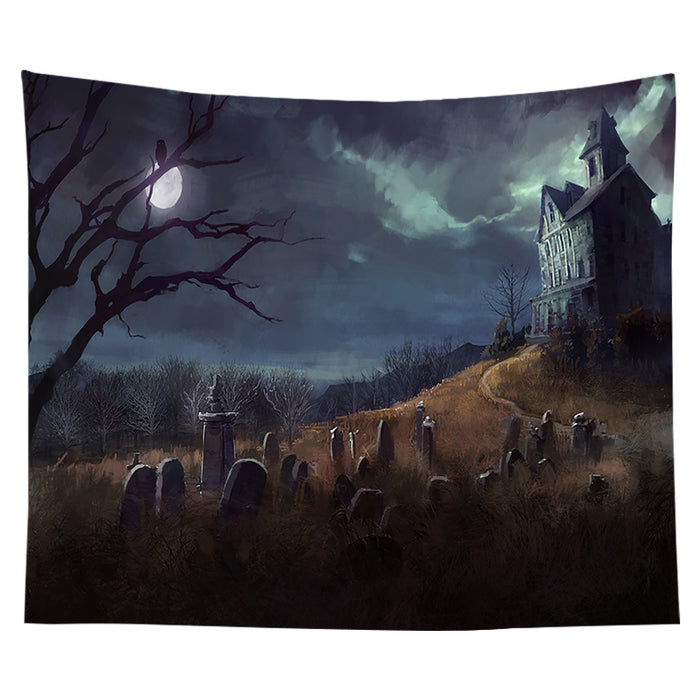 Halloween Tapestry Background Cloth Party Wall Decor