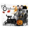 Halloween Tapestry Pumpkin Tapestry Background Cloth Bedroom Wall Decor
