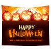 Halloween Tapestry Pumpkin Tapestry Background Cloth Bedroom Wall Decor