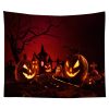 Halloween Tapestry Pumpkin Tapestry Background Cloth Party Wall Decor