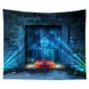 Halloween Tapestry Pumpkin Tapestry Background Cloth Party Wall Decor