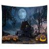 Halloween Tapestry Pumpkin Tapestry Background Cloth Party Wall Decor