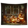 Halloween Tapestry Pumpkin Tapestry Background Cloth Party Wall Decor