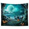 Halloween Tapestry Pumpkin Tapestry Background Cloth Party Wall Decor