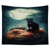 Halloween Tapestry Pumpkin Tapestry Background Cloth Party Wall Decor