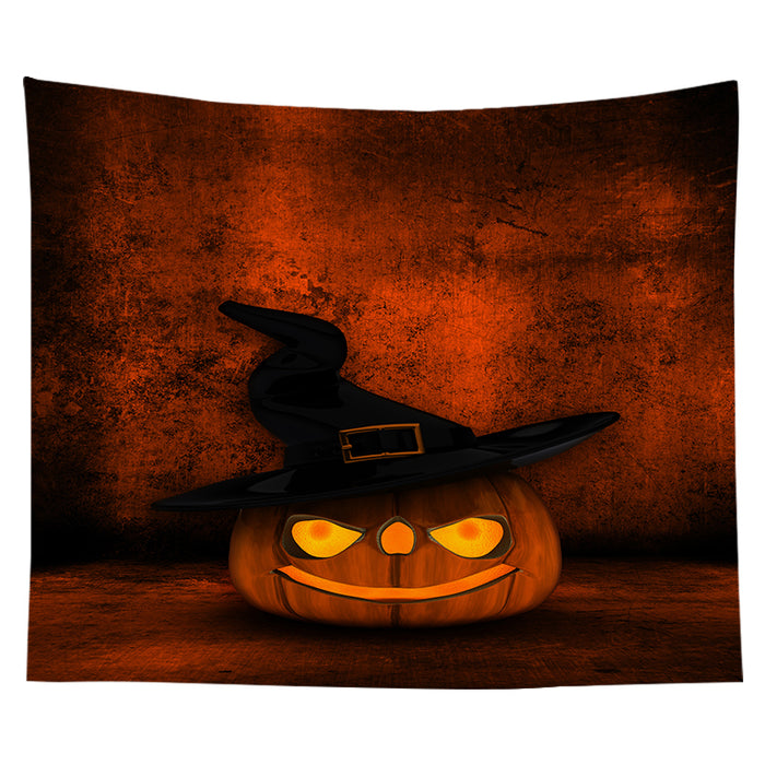 Halloween Tapestry Pumpkin Tapestry Background Cloth Party Wall Decor