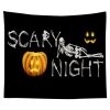 Halloween Tapestry Pumpkin Tapestry Skull Tapestry Background Cloth Party Wall Decor
