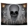 Halloween Tapestry Skull Tapestry Background Cloth Party Wall Decor