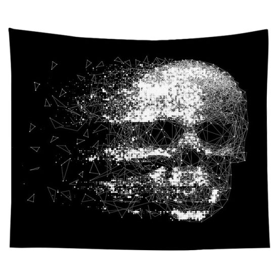 Halloween Tapestry Skull Tapestry Background Cloth Party Wall Decor