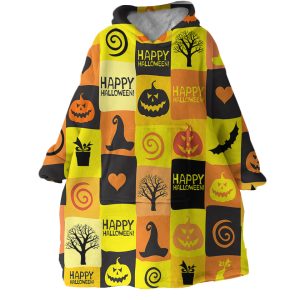 Halloween Themed Hoodie Wearable Blanket WB0084 1