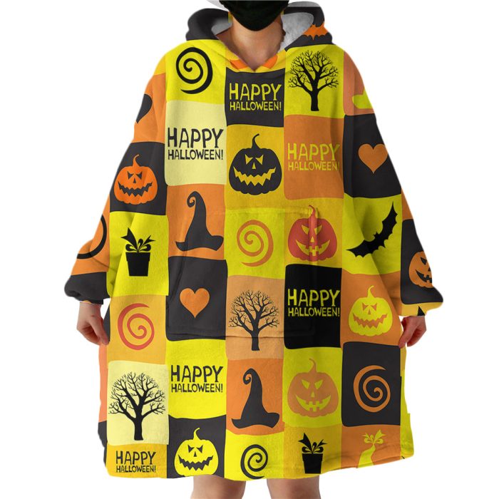 Halloween Themed Hoodie Wearable Blanket WB0084