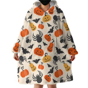Halloween Themed Hoodie Wearable Blanket WB1708