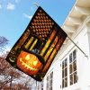 Halloween Witch Pumpkin Personalized Garden Flag House Flag Double Sided Home Design Outdoor Porch
