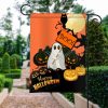 Happy Halloween Boo Personalized Garden Flag House Flag Double Sided Home Design Outdoor Porch