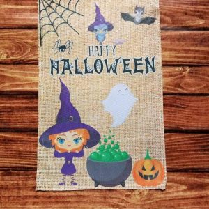 Happy Halloween Themed Pumpkin Halloween Personalized Garden Flag House Flag Double Sided Home Design Outdoor Porch 1