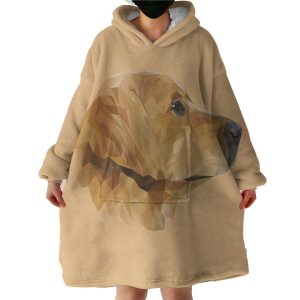 Head Of Dog Hoodie Wearable Blanket WB0828