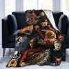 Horror Movie Character Blanket Gift For Fan Halloween Blanket Fleece Blanket Sherpa Blanket