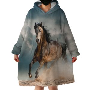 Horse Hoodie Wearable Blanket WB0007