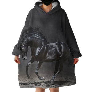 Horse Hoodie Wearable Blanket WB0867