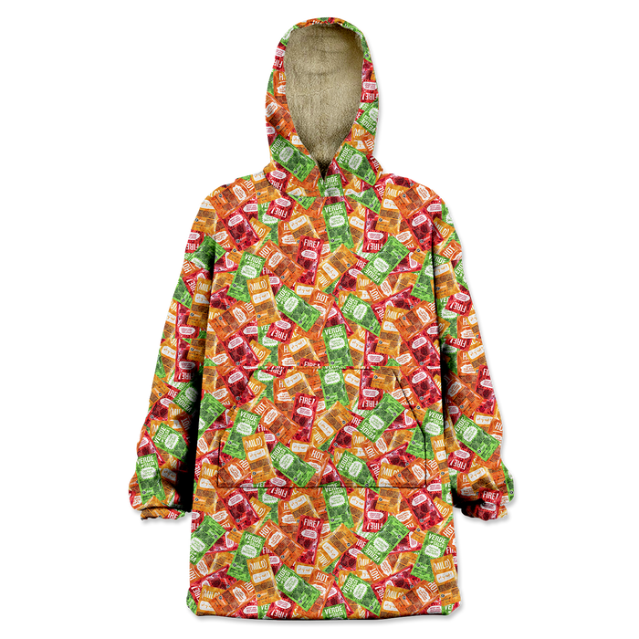 Hot Sauce Wearable Blanket Hoodie WB2161