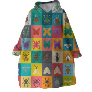 Insect Boxes Hoodie Wearable Blanket WB1120 1