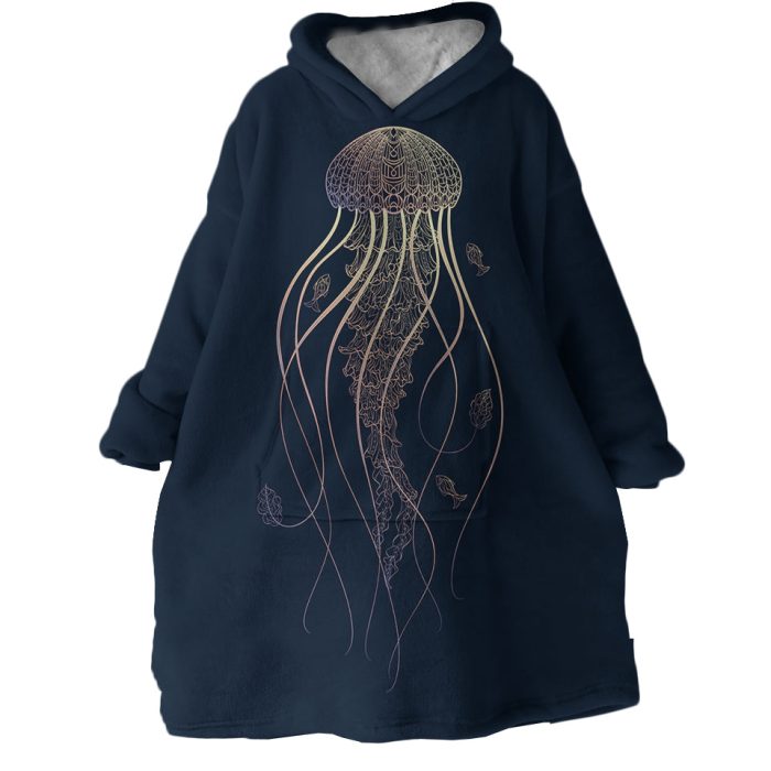 Jellyfish Hoodie Wearable Blanket WB0850 1