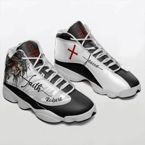 Jesus Faith Basic Custom Name Air Jordan 13 Shoes 1