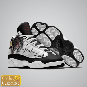 Jesus Faith Basic Custom Name Air Jordan 13 Shoes 3
