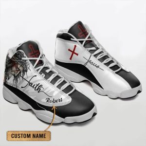 Jesus Faith Basic Custom Name Air Jordan 13 Shoes