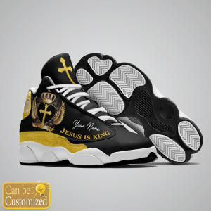 Jesus Is King Faith Over Fear Custom Name Air Jordan 13 Shoes 3