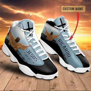 Jesus Is My Vaccine Custom Name Air Jordan 13 Shoes