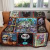 King And Queen Of Halloween Blanket Jack Blanket Horror Movie Blanket Fleece Blanket Sherpa Blanket