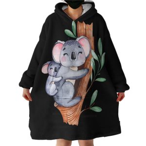 Koalas Hoodie Wearable Blanket WB2023