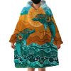 Leaping Dolphins Hoodie Wearable Blanket WB0082
