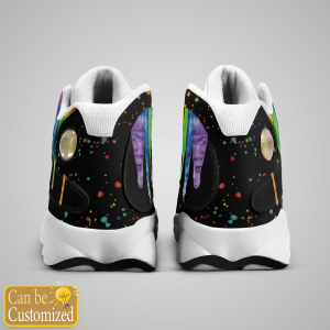 Lgbt Color Paint Love Wins Custom Name Air Jordan 13 Shoes 3