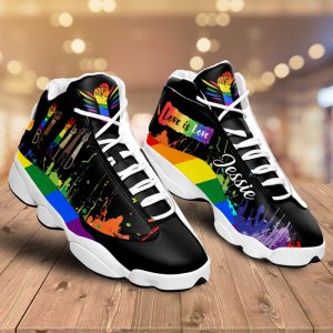 Lgbt Love Is Love Be Kind Custom Name Air Jordan 13 Shoes 1
