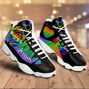 Lgbt Love Is Love Custom Name Air Jordan 13 Shoes 1