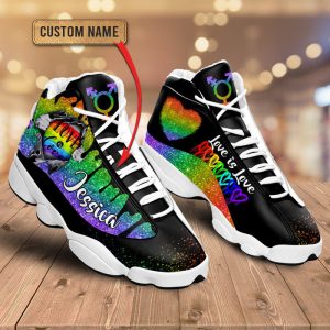 Lgbt Love Is Love Custom Name Air Jordan 13 Shoes