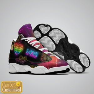 Lgbt Love Is Love Mandala Custom Name Air Jordan 13 Shoes 3