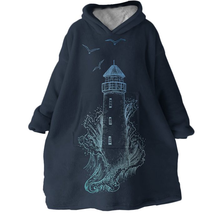 Lighthouse Hoodie Wearable Blanket WB1090 1