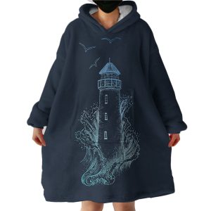 Lighthouse Hoodie Wearable Blanket WB1090