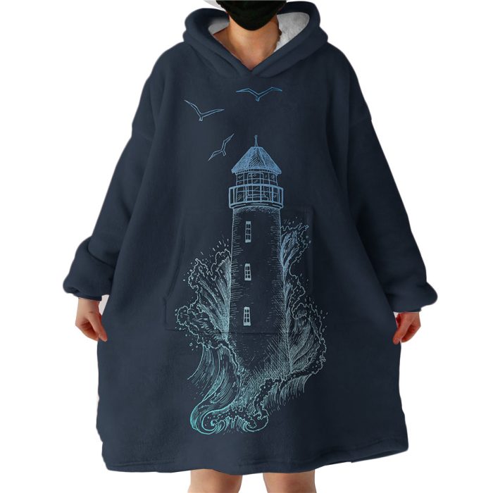 Lighthouse Hoodie Wearable Blanket WB1090