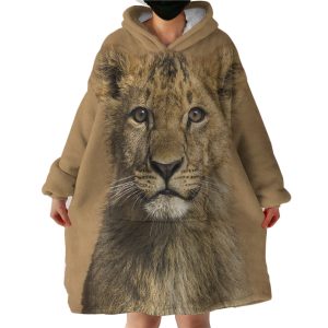 Lion Cub Hoodie Wearable Blanket WB0892