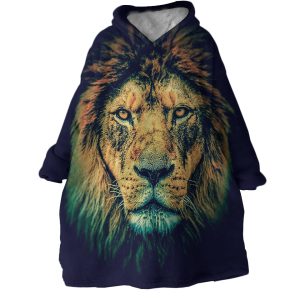 Lion Hoodie Wearable Blanket WB1037 1