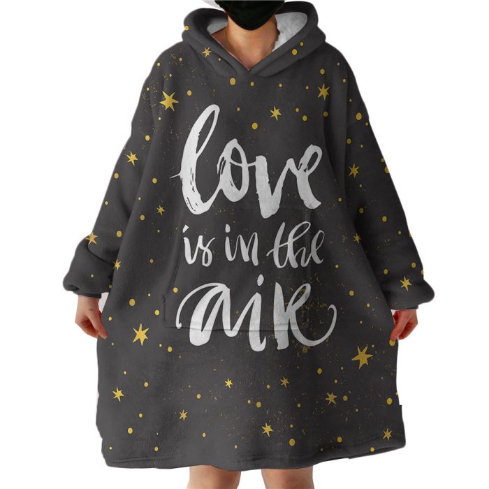 Love Is In The Air Hoodie Wearable Blanket WB0474