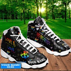 Love Is Love Pride Lgbt Custom Name Air Jordan 13 Shoes 1