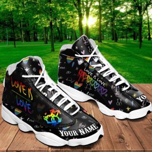 Love Is Love Pride Lgbt Custom Name Air Jordan 13 Shoes 2