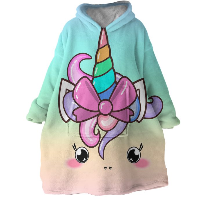 Magical Horn Hoodie Wearable Blanket WB1506 1